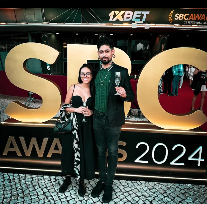 Thiago Jesus no jantar de premiação do SBC em Lisboa